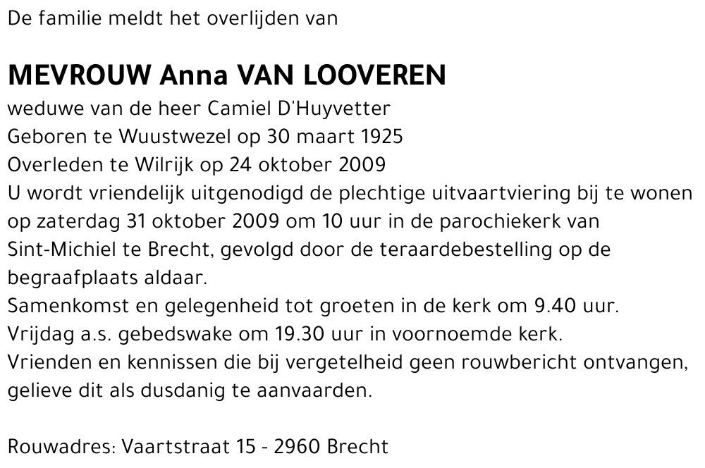 Anna Van Looveren