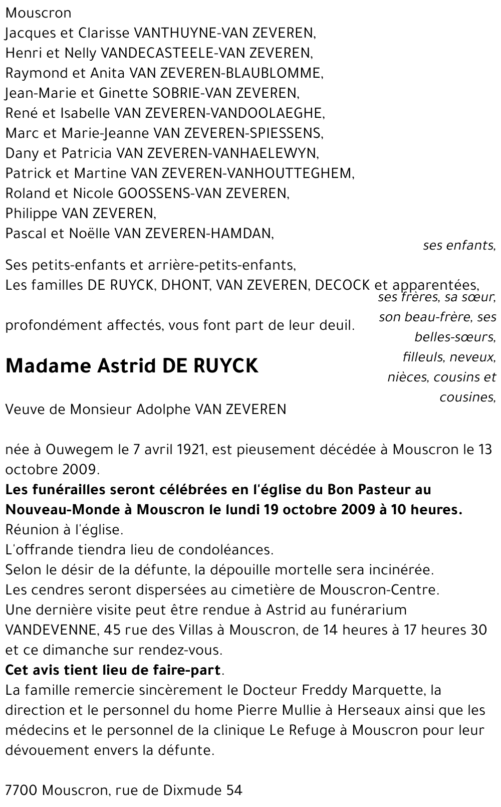 Astrid DE RUYCK