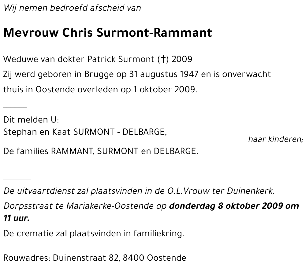 Chris Surmont-Rammant