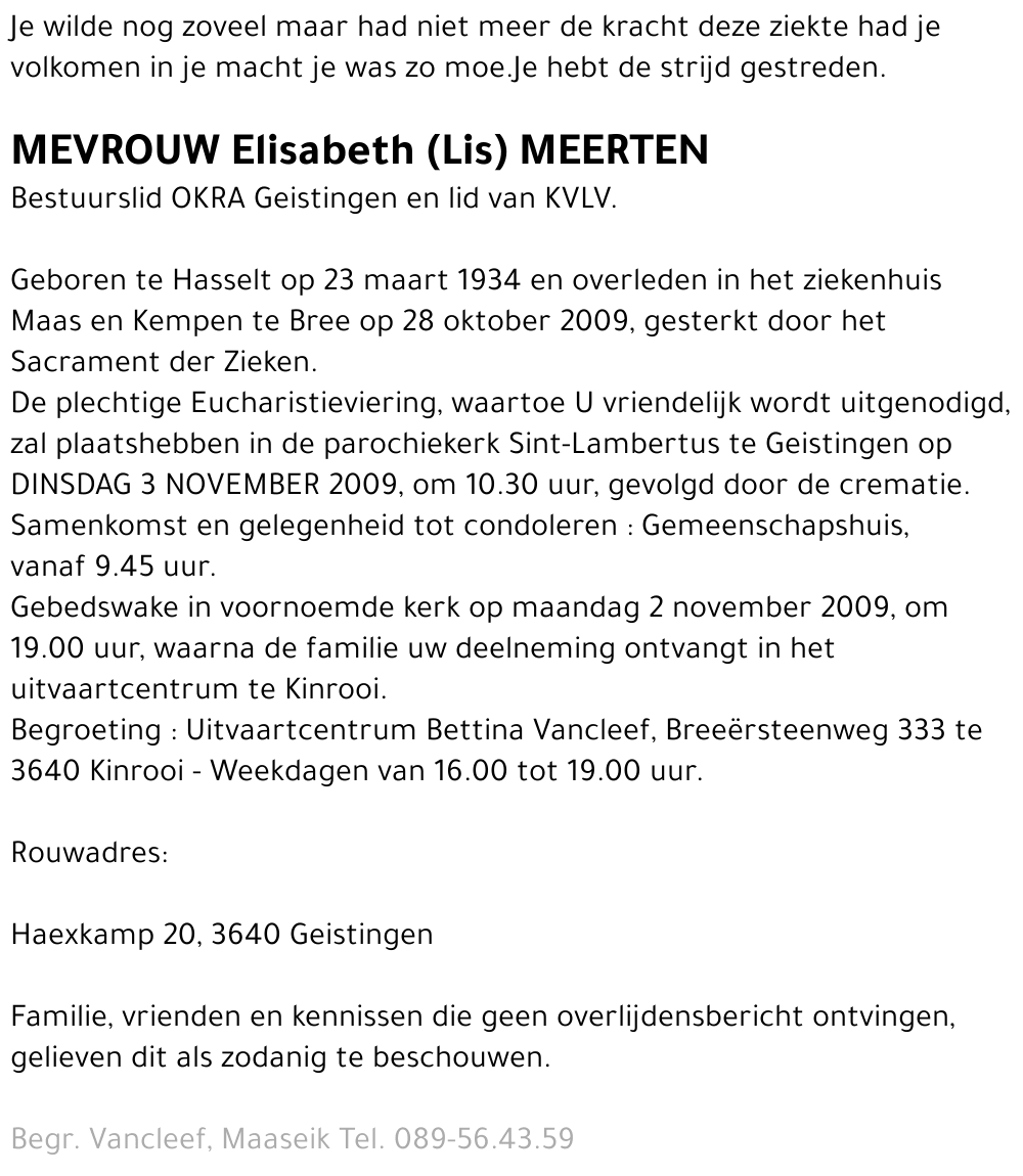 Elisabeth Meerten