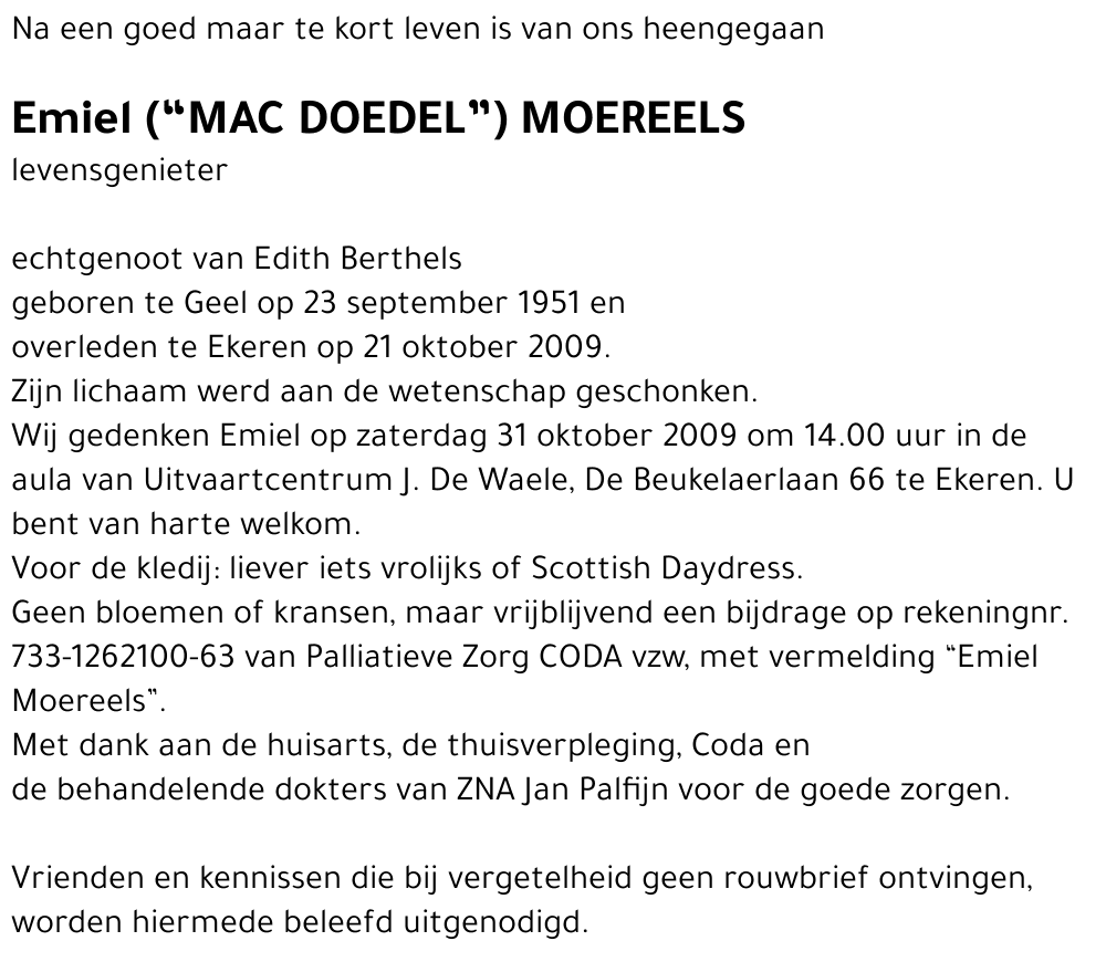 Emiel Moereels