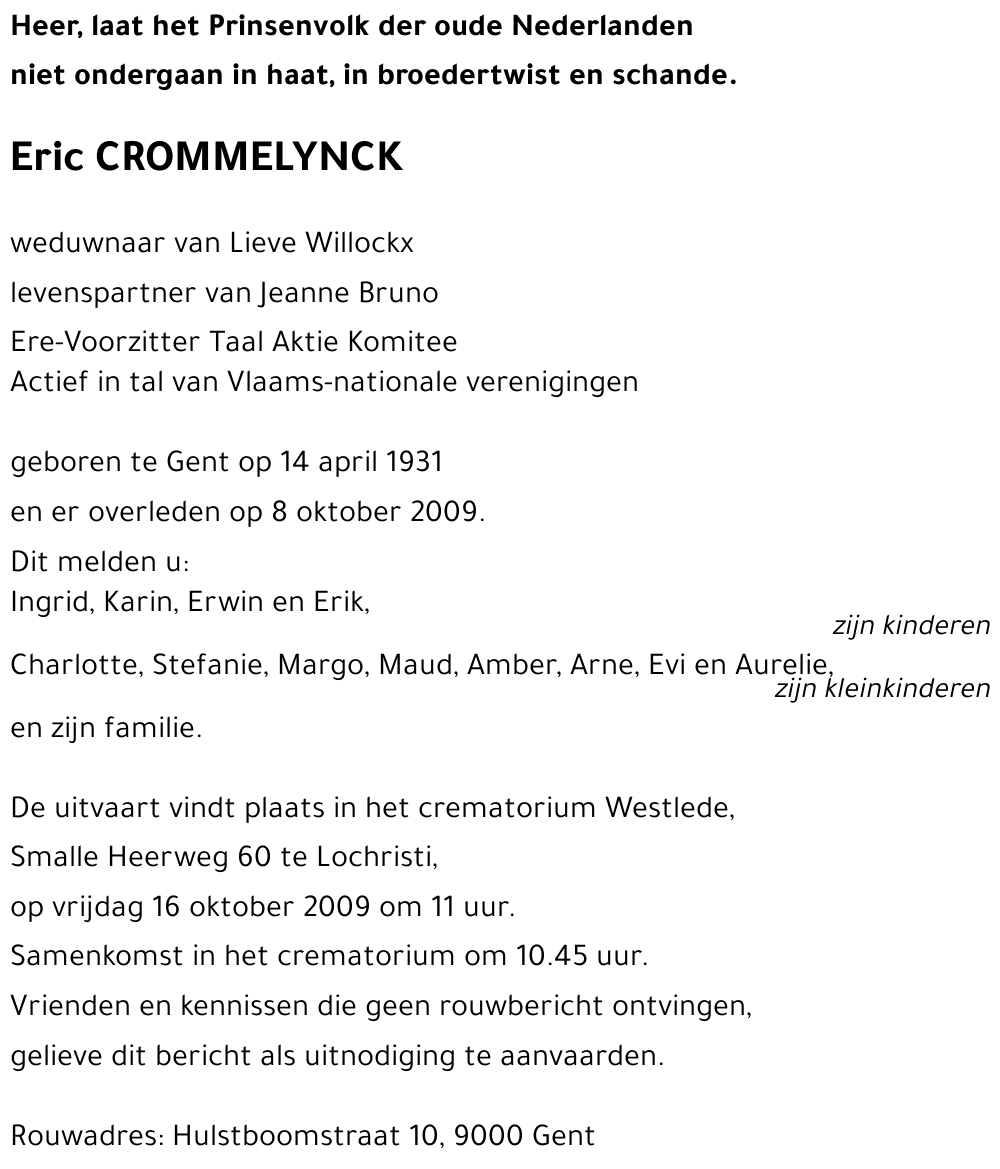 Eric CROMMELYNCK