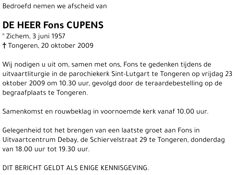 Fons CUPENS