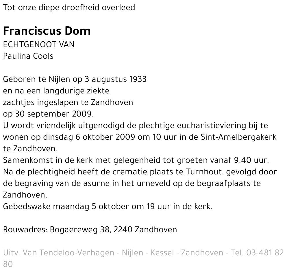 Franciscus Dom