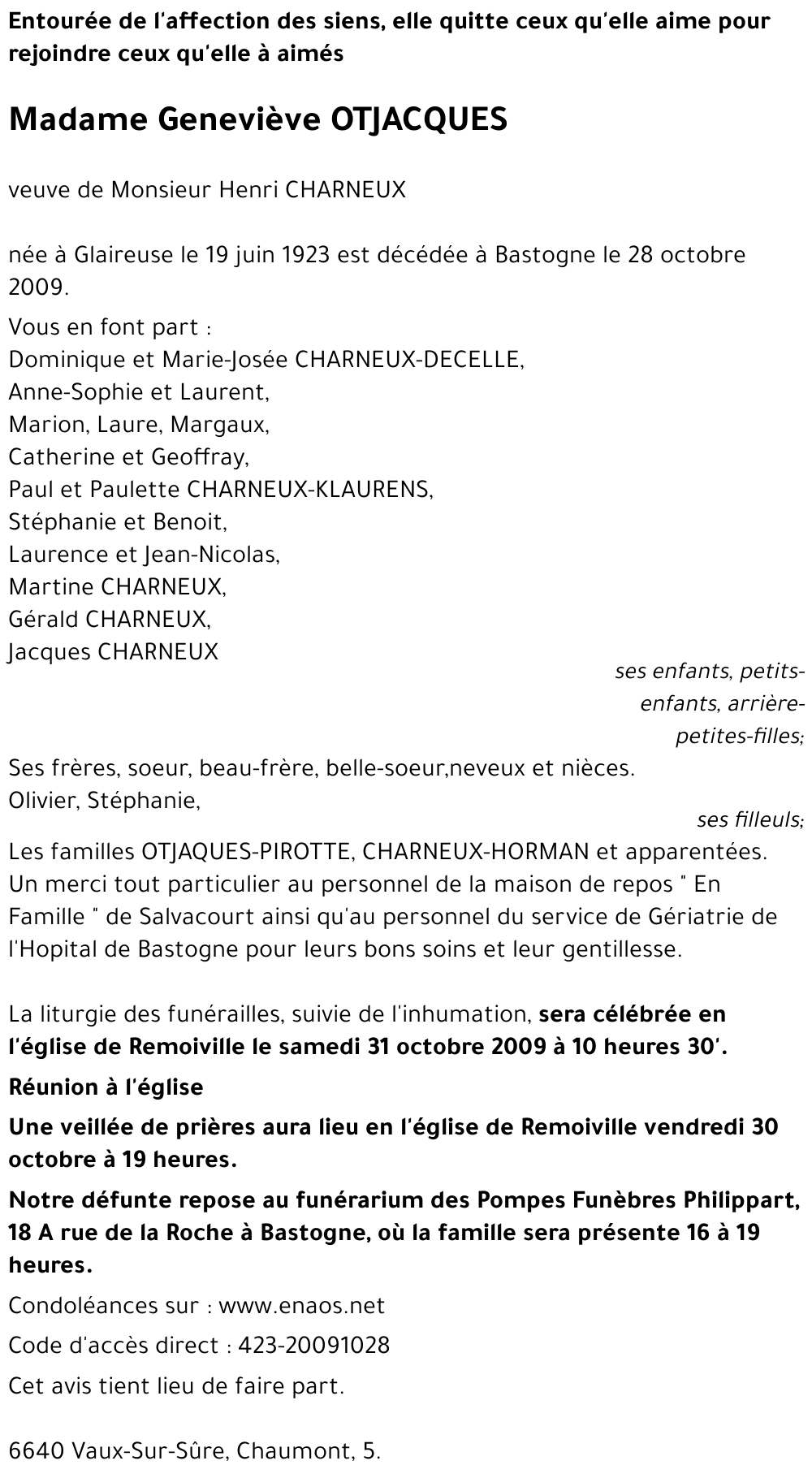 Geneviève OTJACQUES