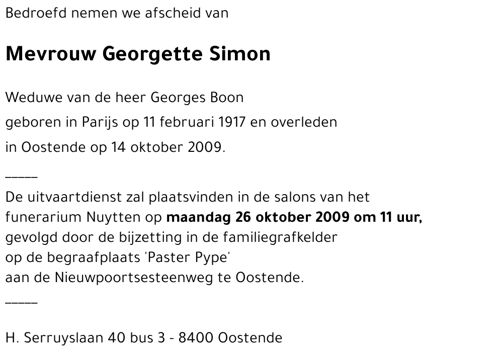 Georgette Simon