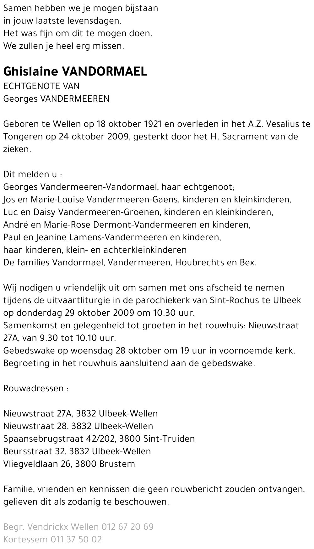 Ghislaine Vandormael