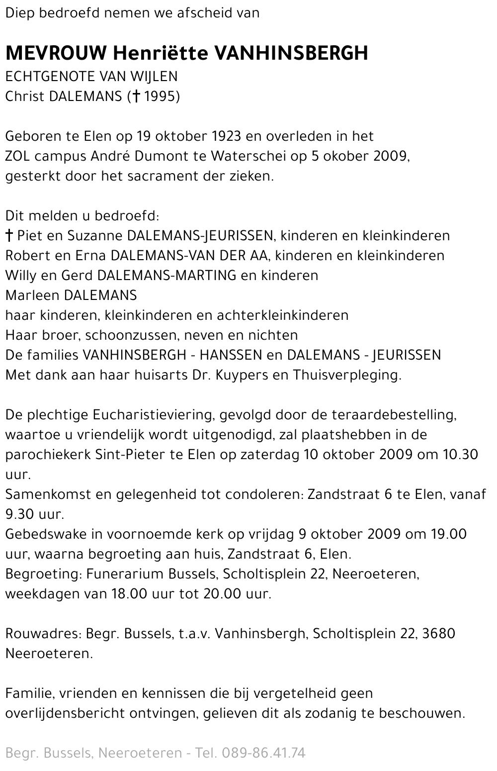 Henriëtte Vanhinsbergh