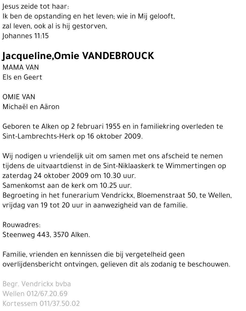 Jacqueline Vandebrouck