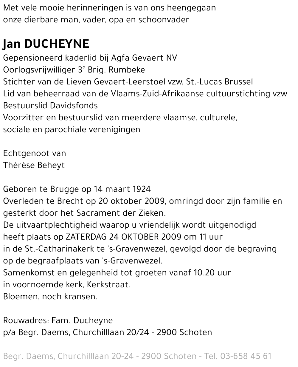 Jan Ducheyne