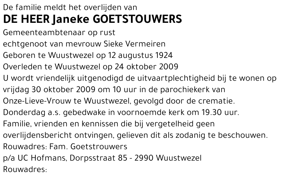 Janeke Goetstouwers