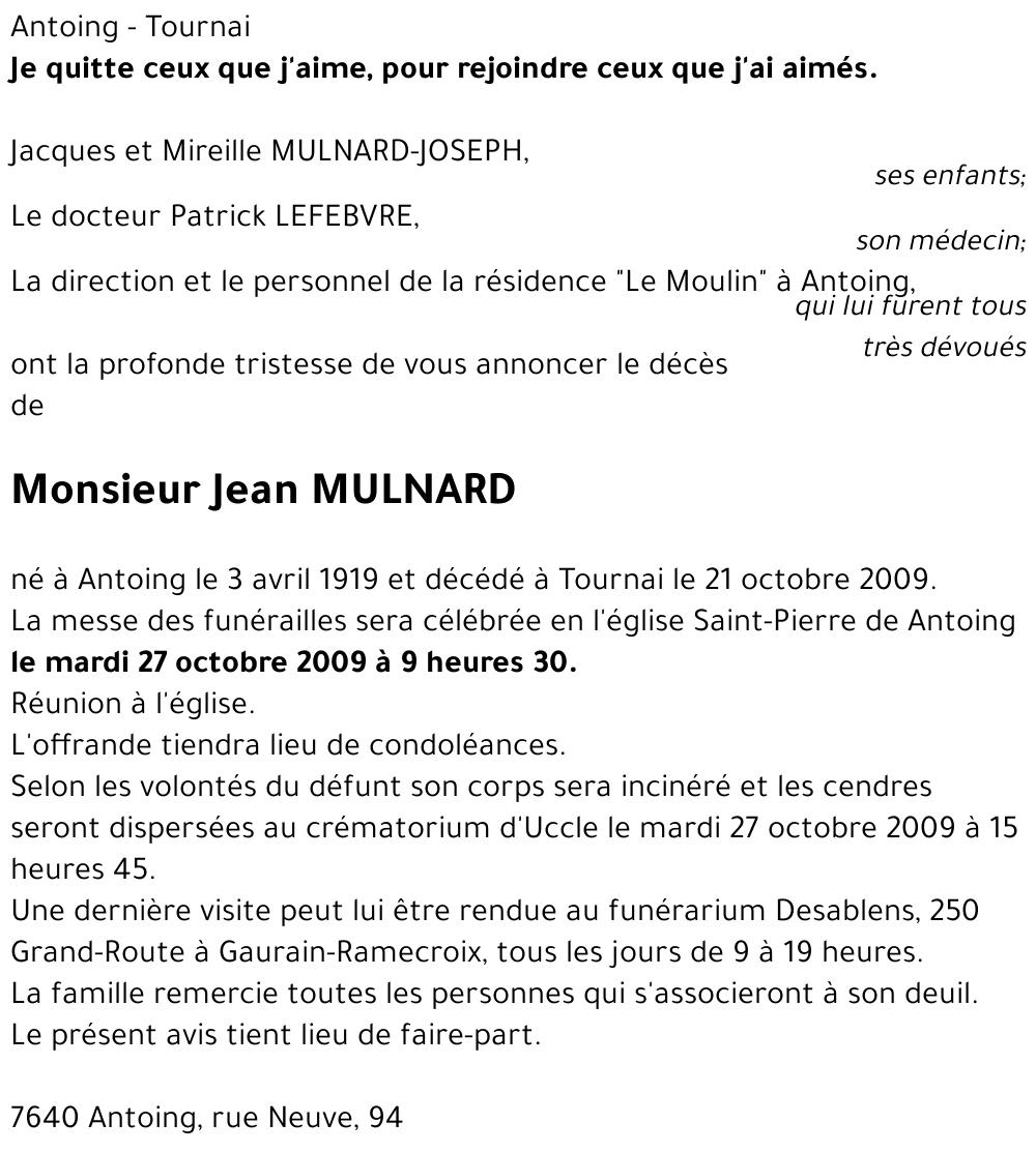 Jean MULNARD