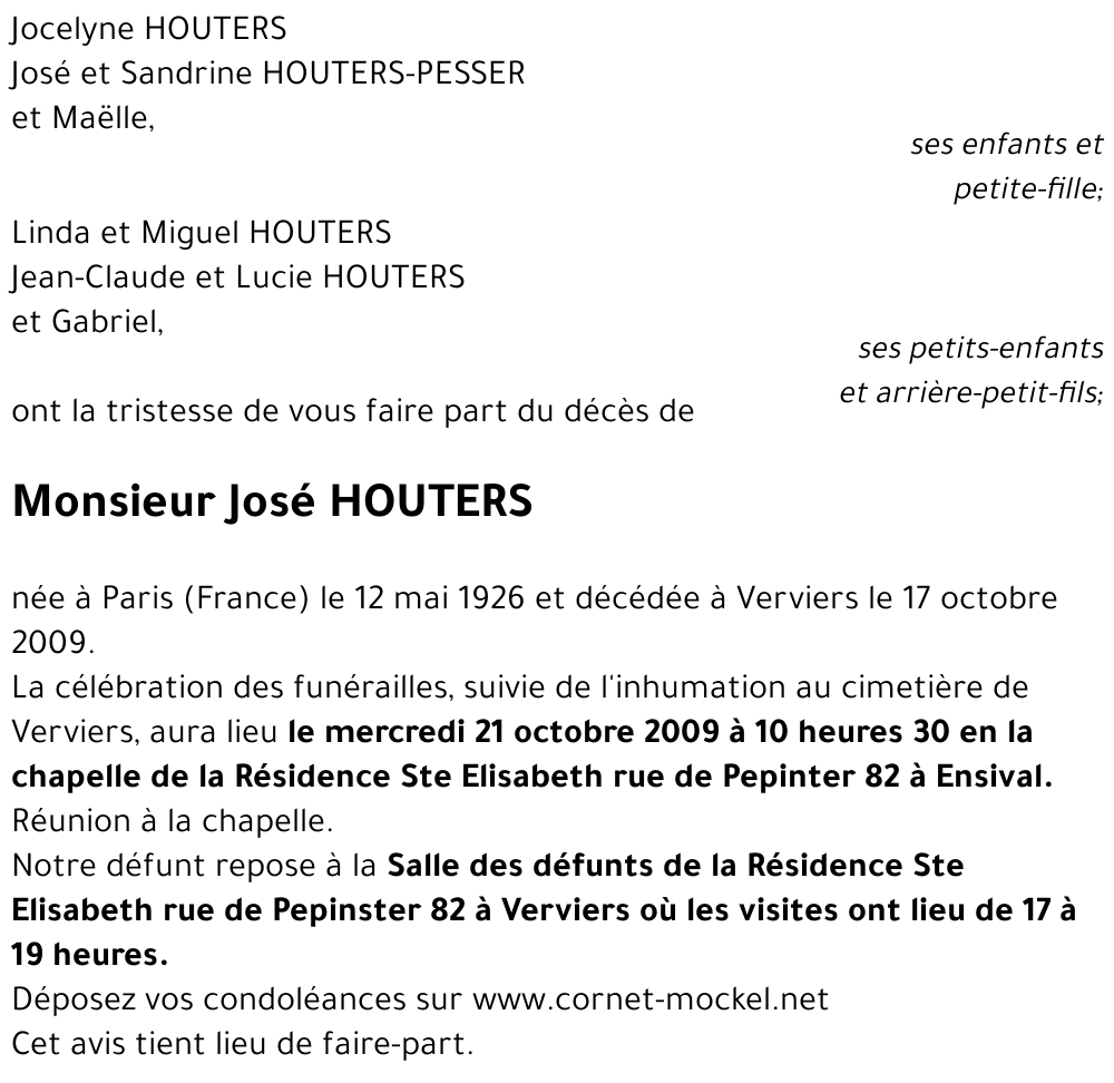 José HOUTERS