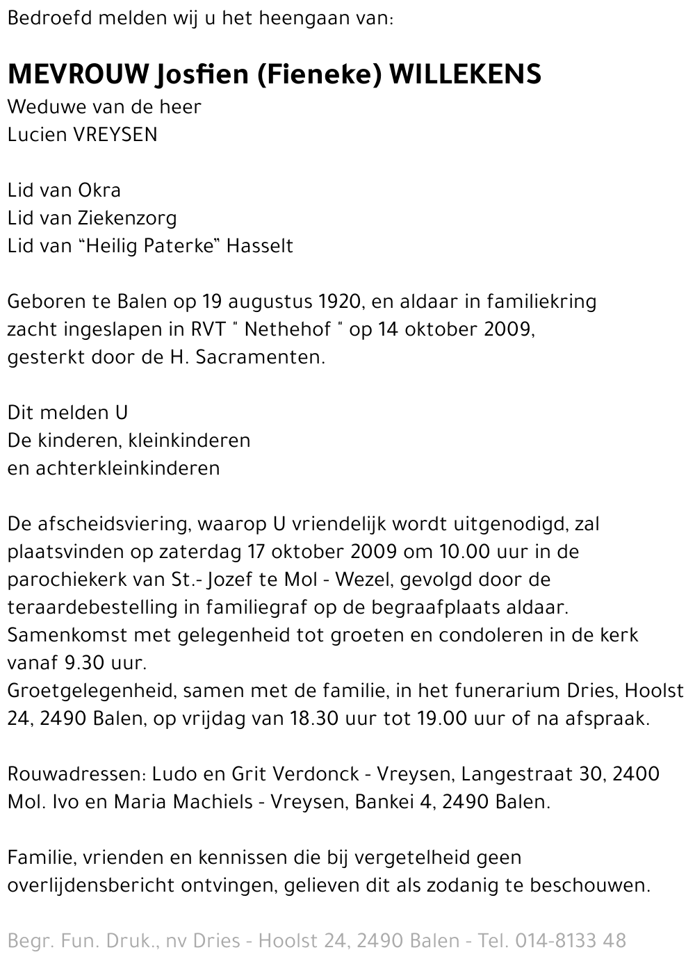 Josfien WILLEKENS