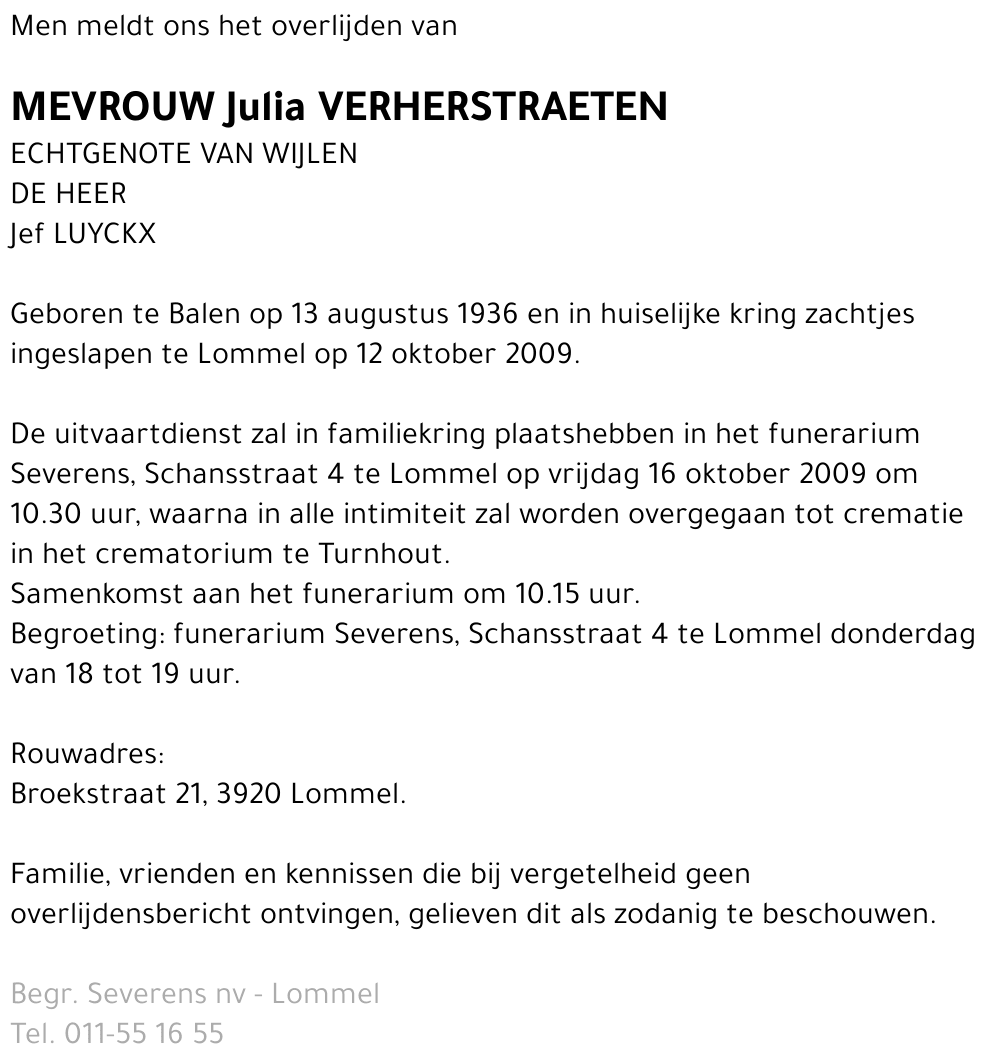 Julia Verherstraeten