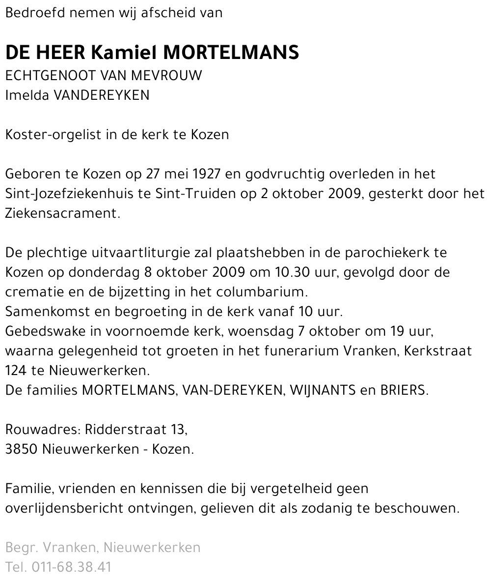 Kamiel Mortelmans