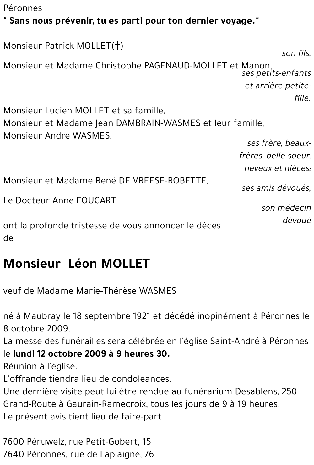 Léon MOLLET