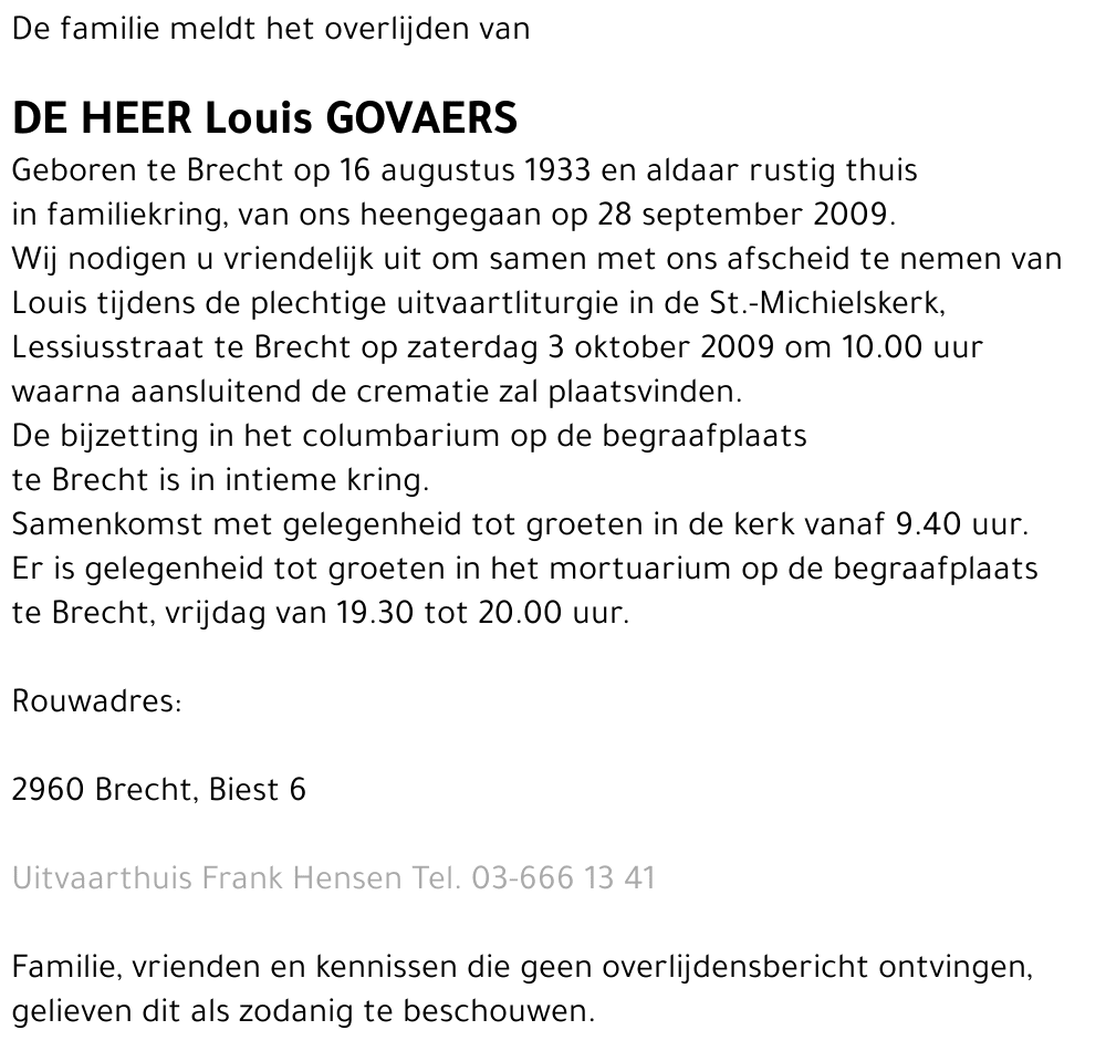 Louis Govaers