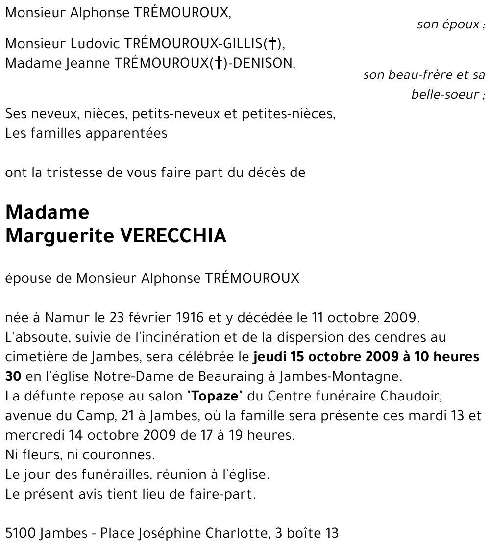 Marguerite VERECCHIA