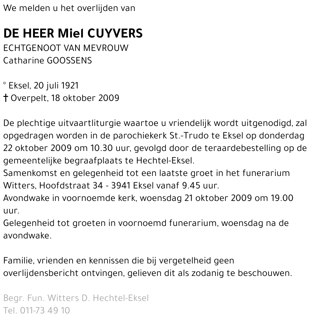 Miel Cuyvers