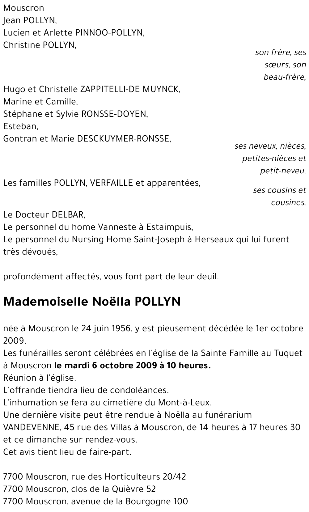 Noëlla POLLYN