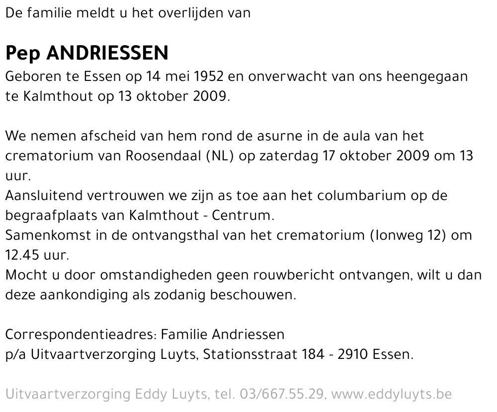 Pep Andriessen