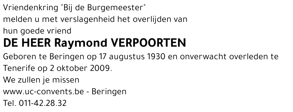 Raymond Verpoorten