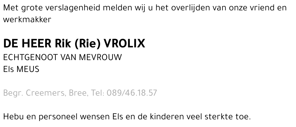 Rik Vrolix