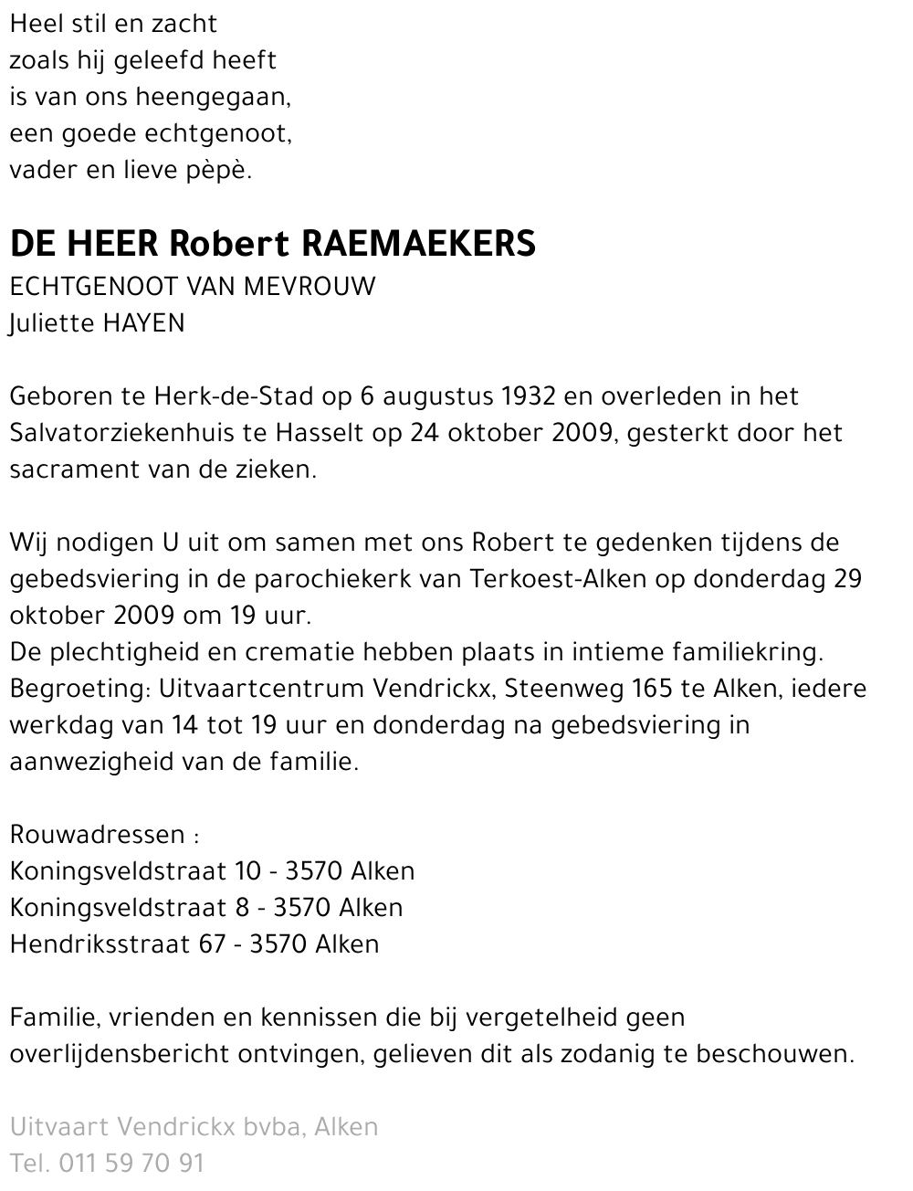Robert Raemaekers