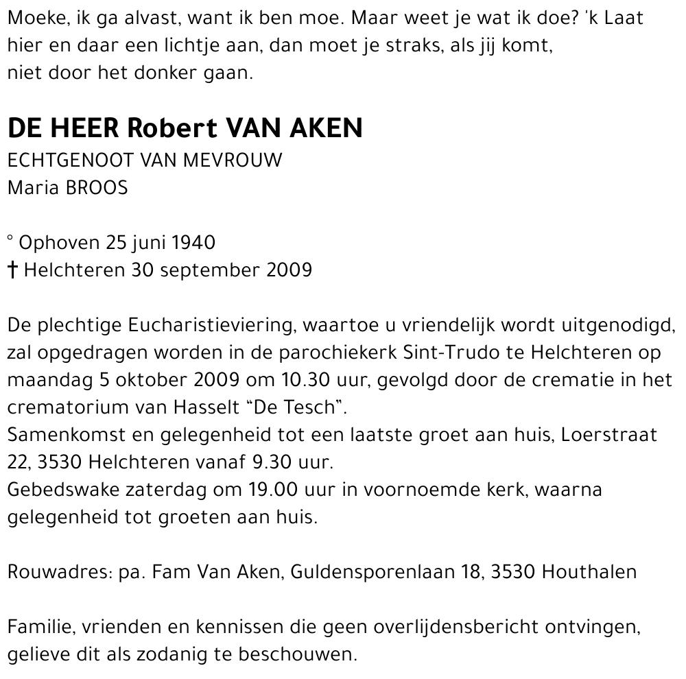 Robert Van Aken