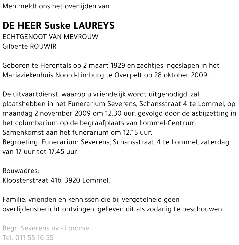 Suske Laureys