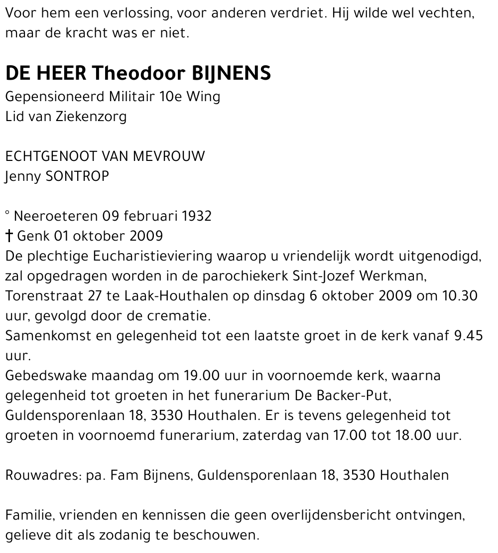 Theodoor BIJNENS