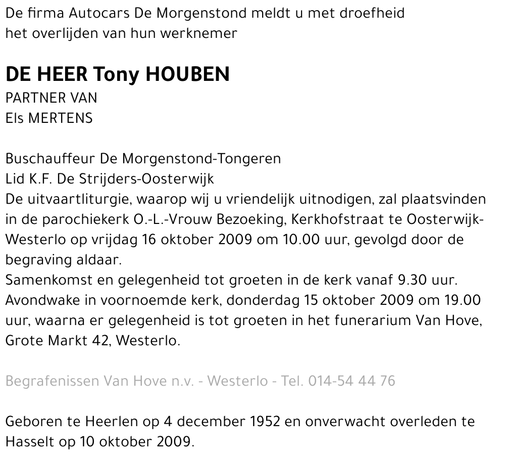 Tony Houben