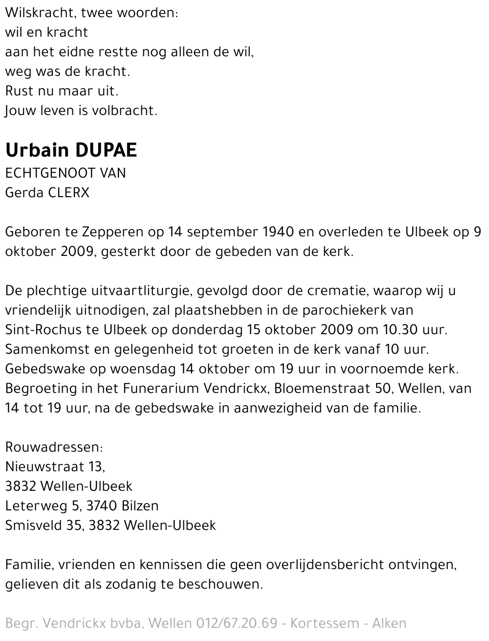 Urbain Dupae