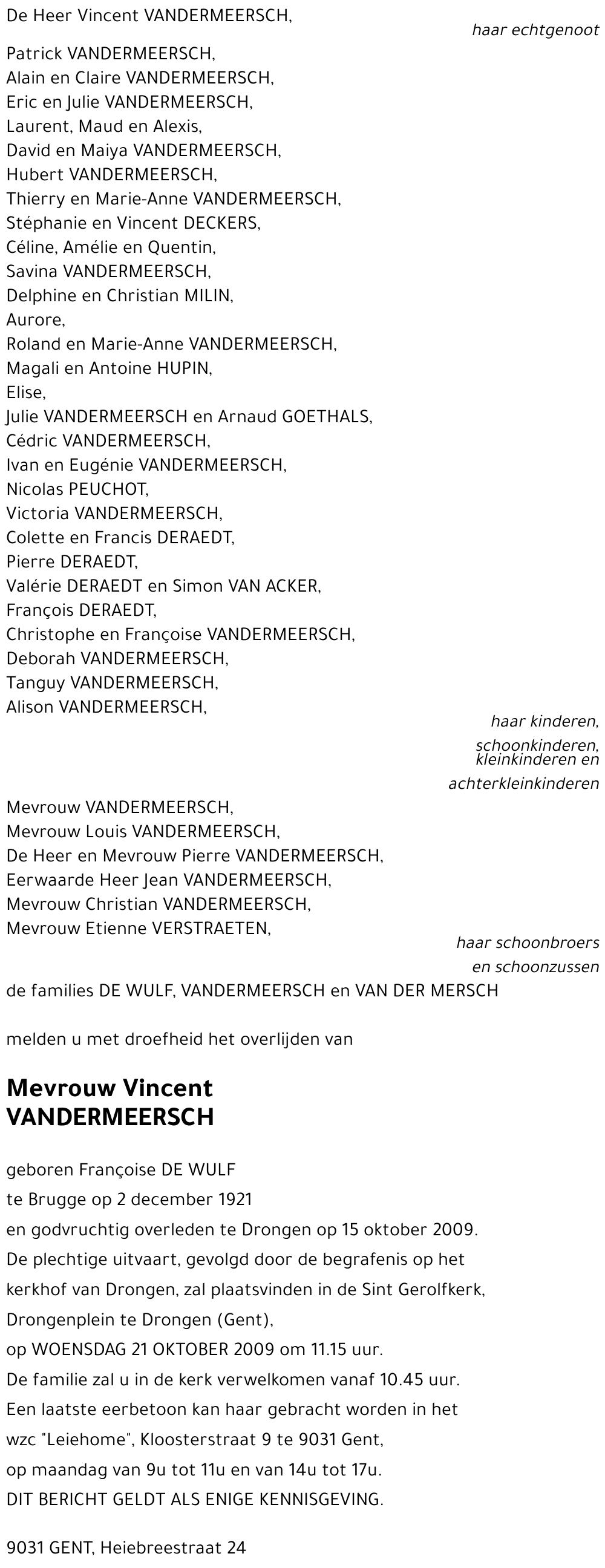 Vincent VANDERMEERSCH