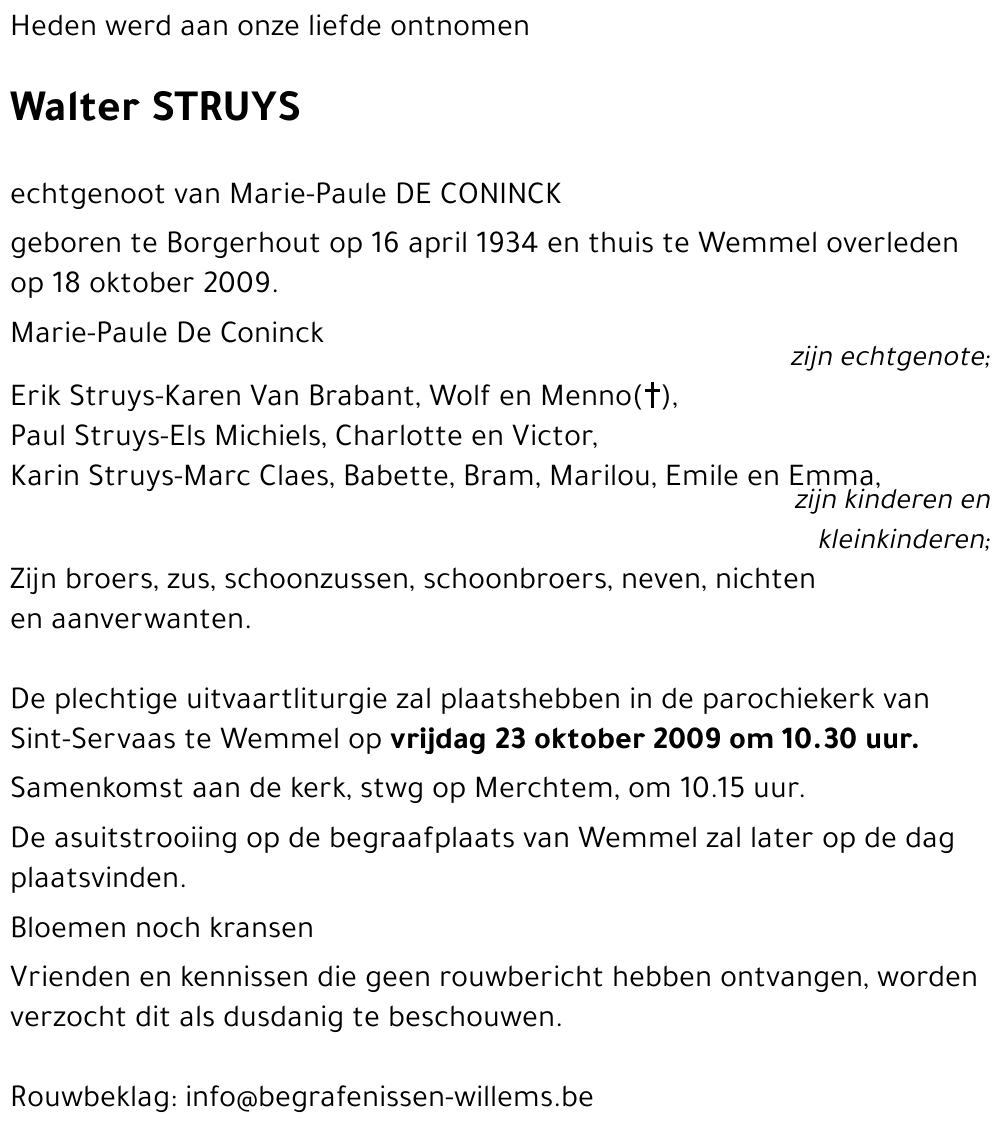 Walter STRUYS