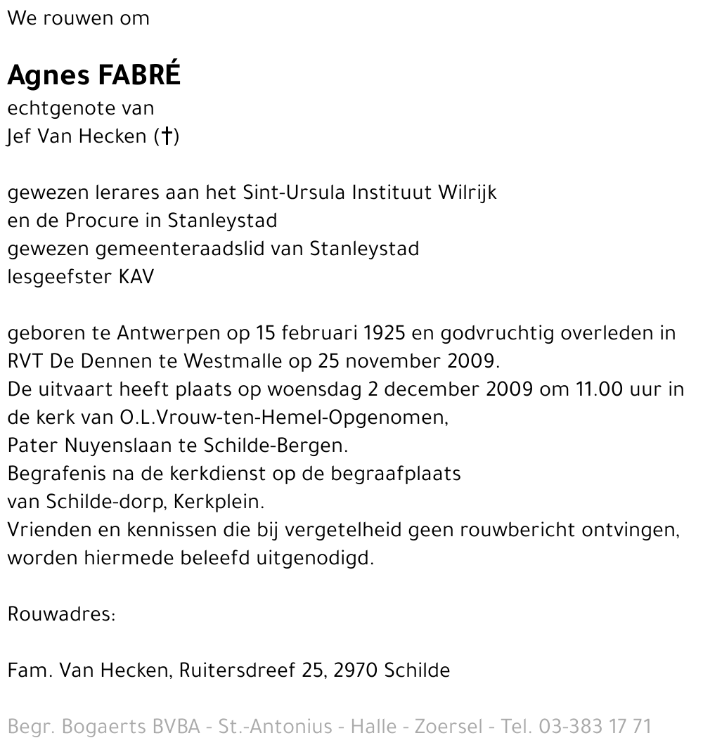 Agnes Fabré