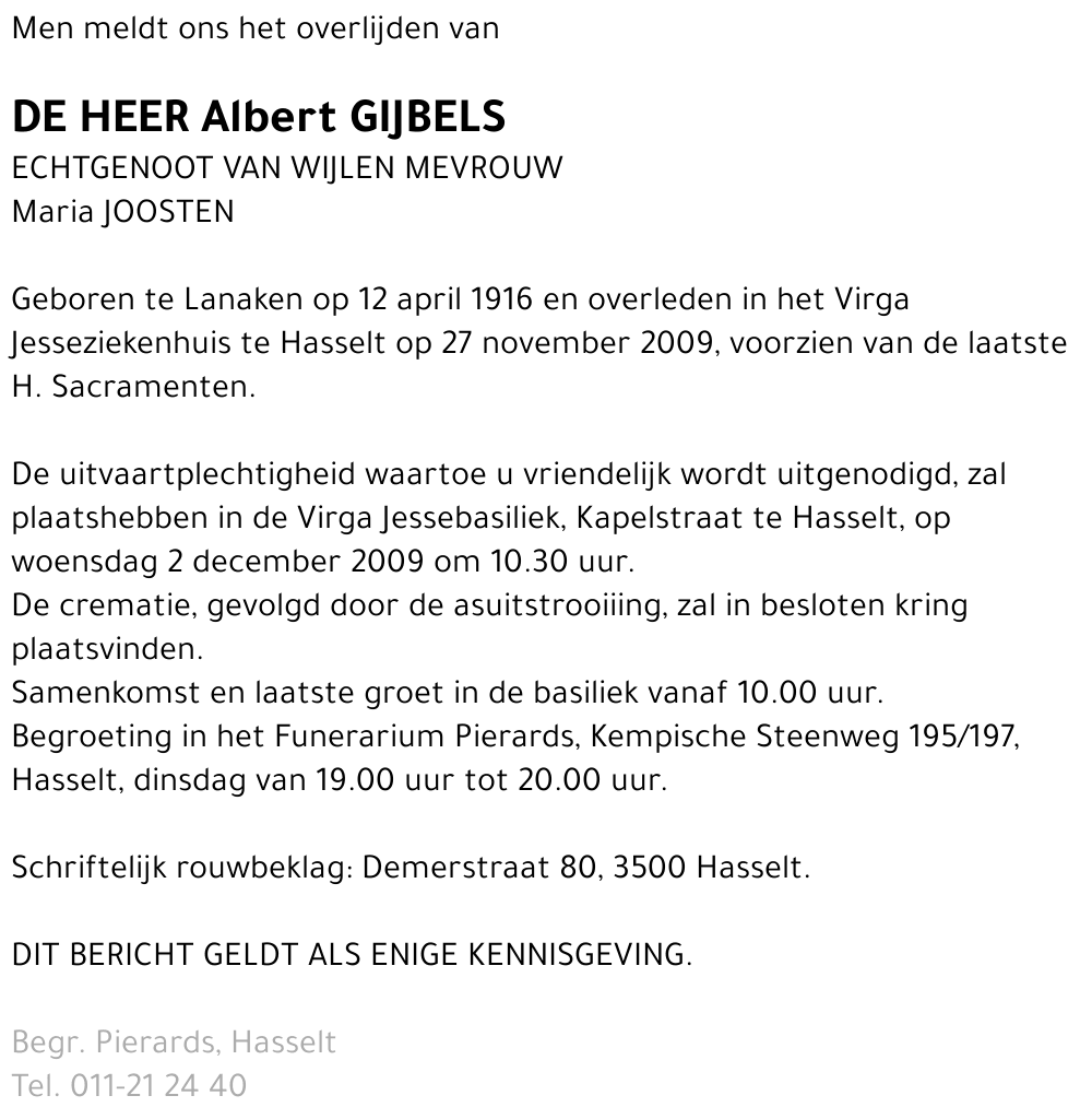 Albert Gijbels
