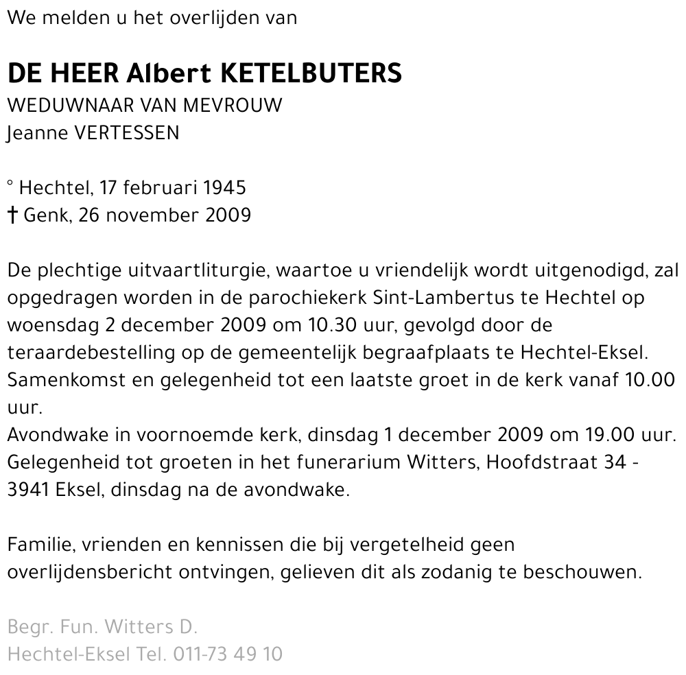 Albert Ketelbuters