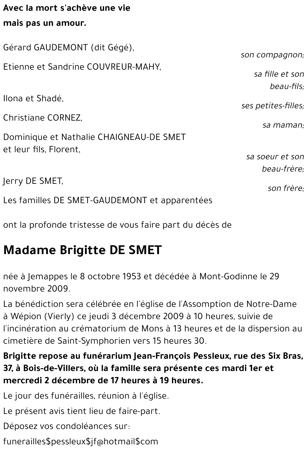 Brigitte DE SMET