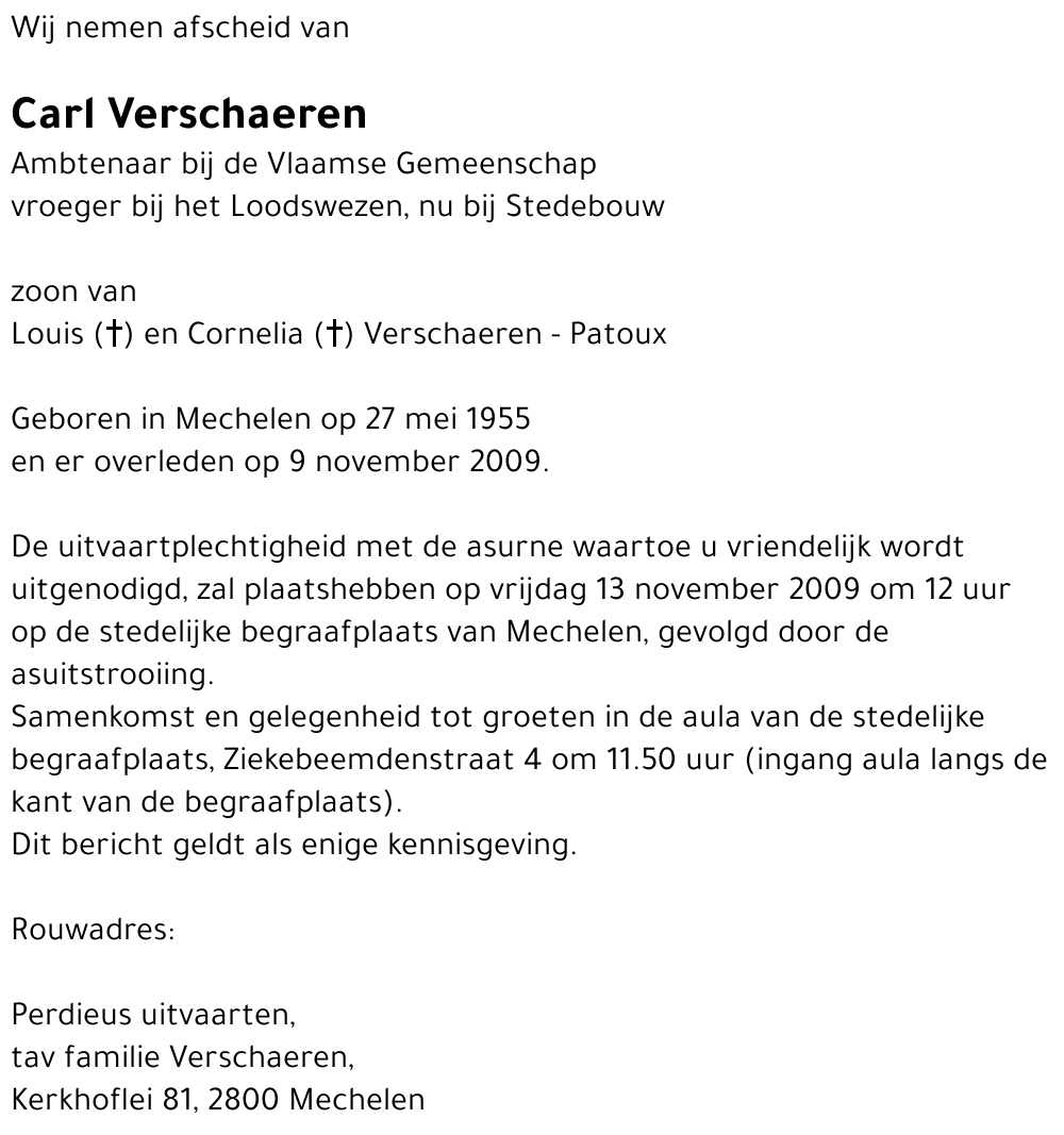 Carl Verschaeren