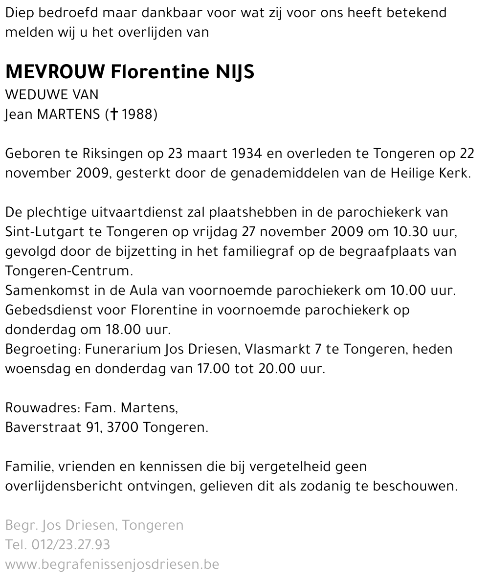 Florentine Nijs