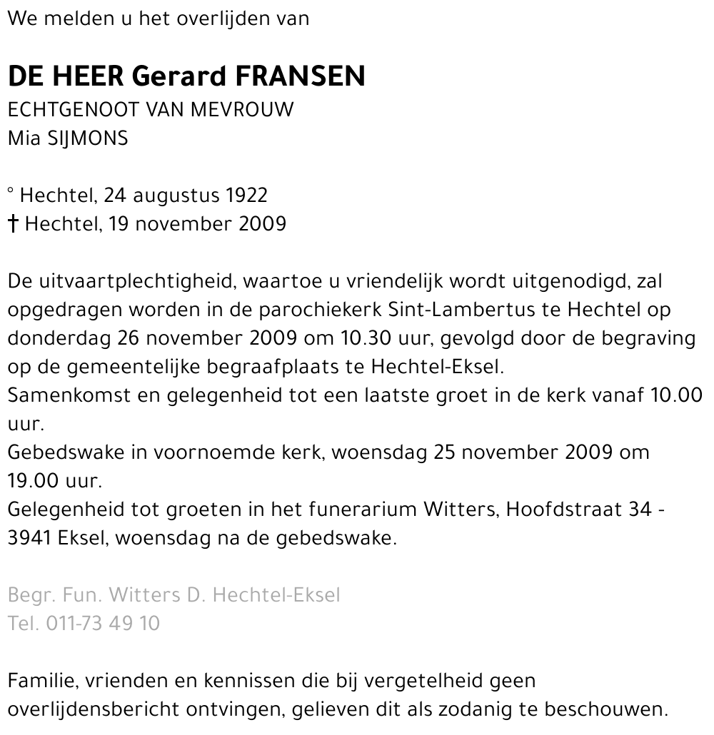Gerard Fransen