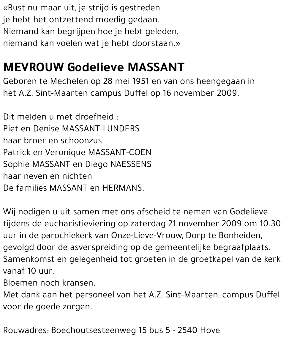 Godelieve Massant