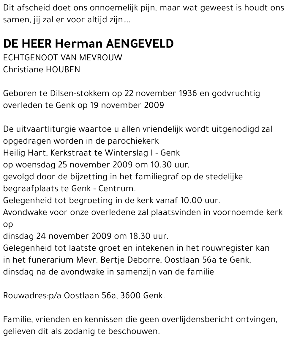 Herman AENGEVELD