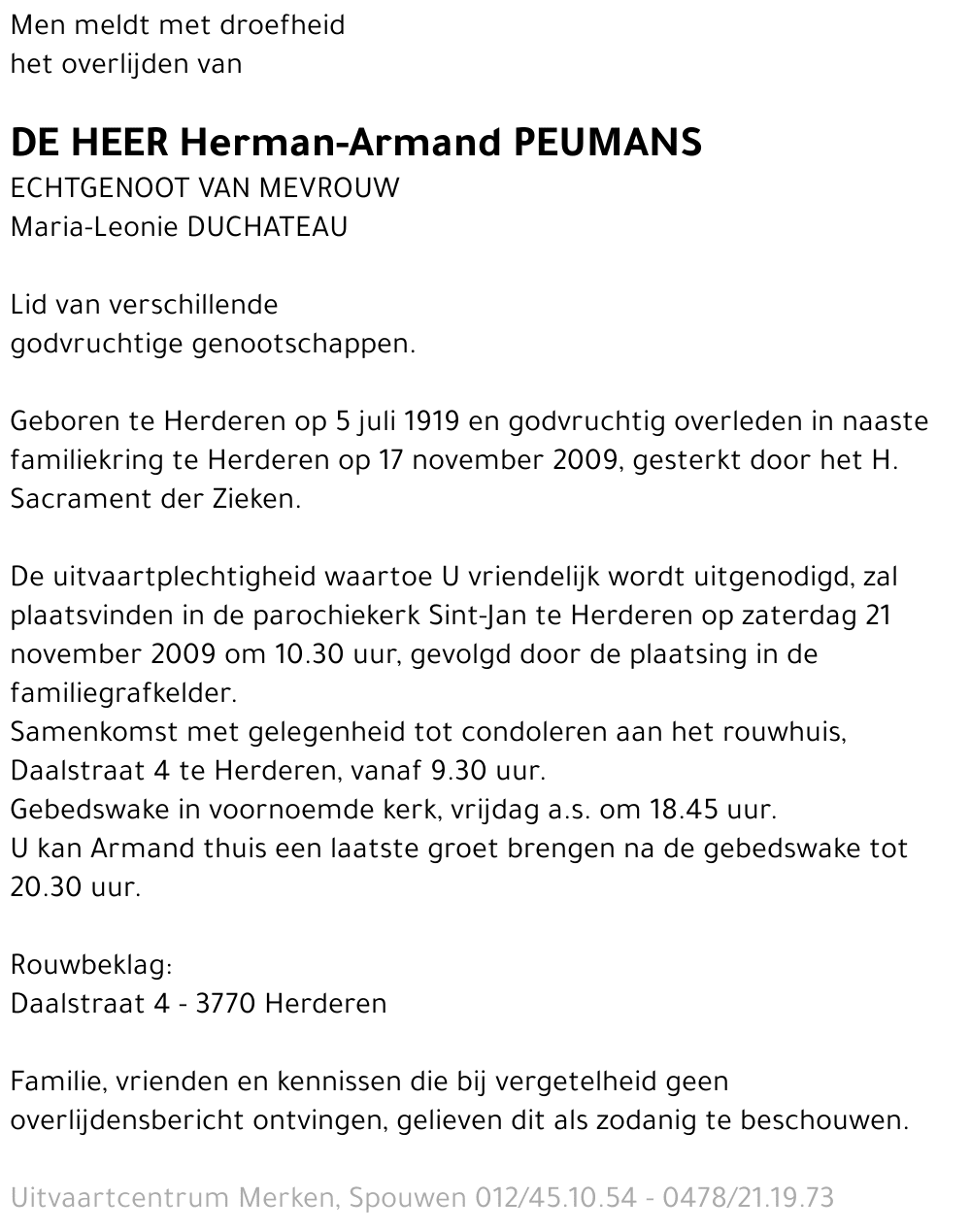 Herman-Armand Peumans