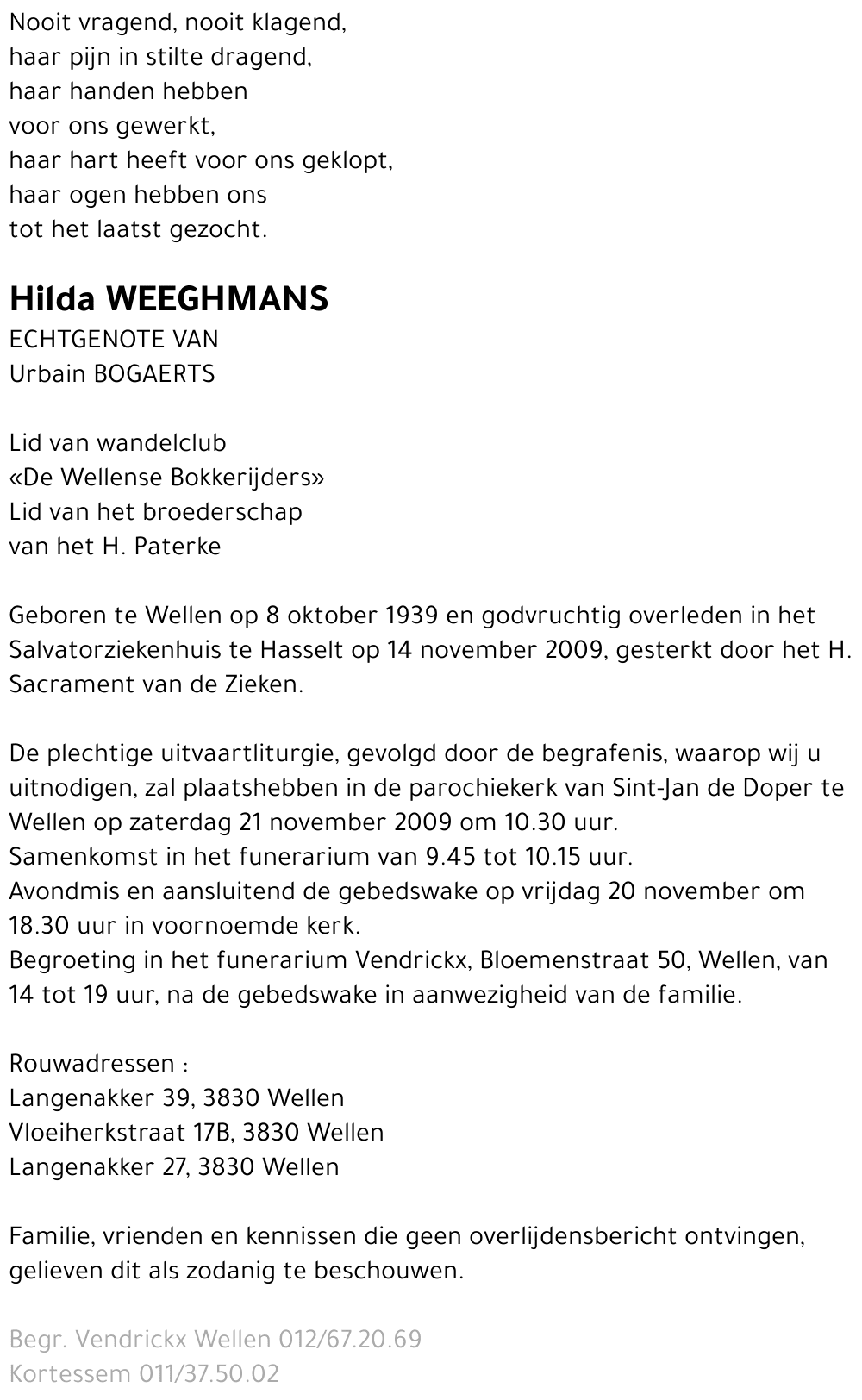 Hilda Weeghmans
