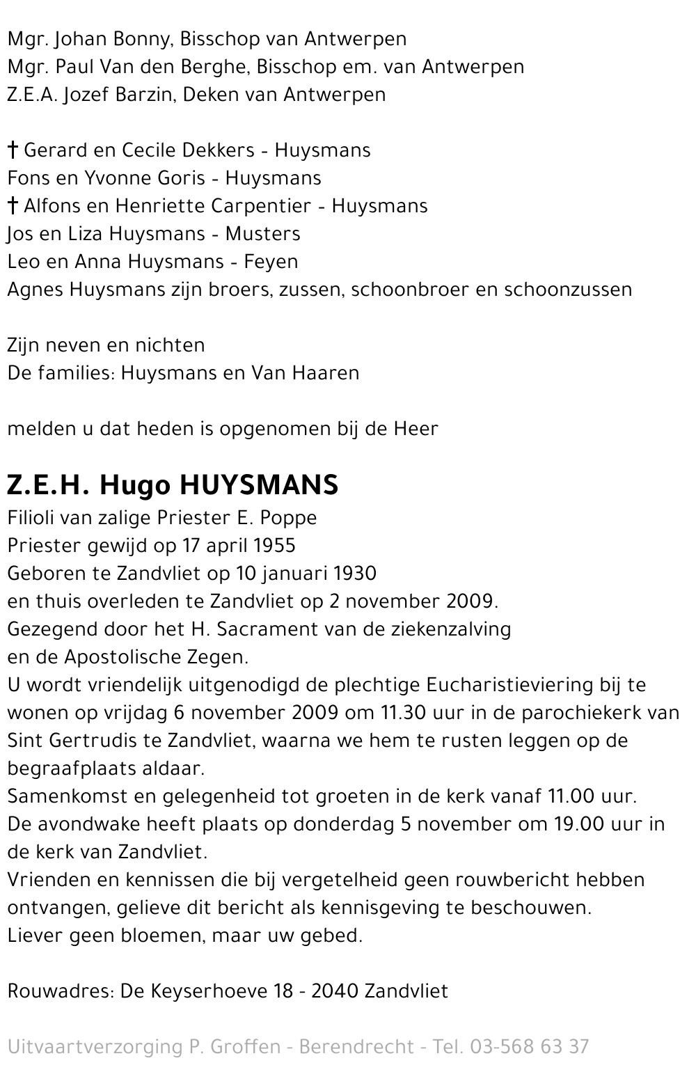 Hugo Huysmans