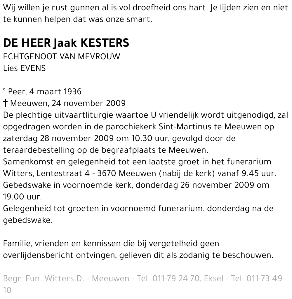 Jaak Kesters