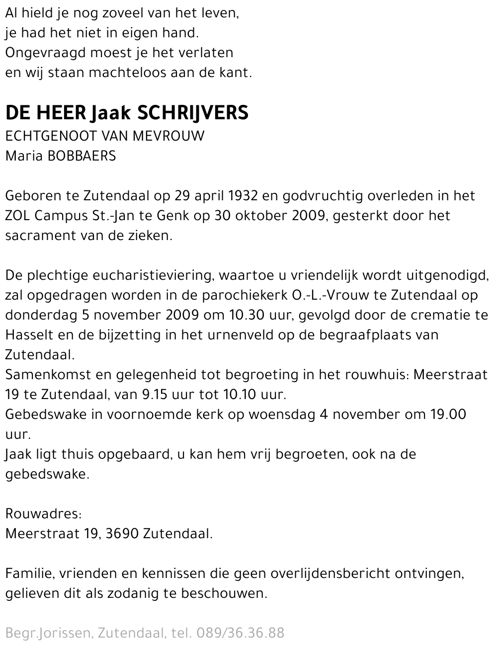 Jaak Schrijvers